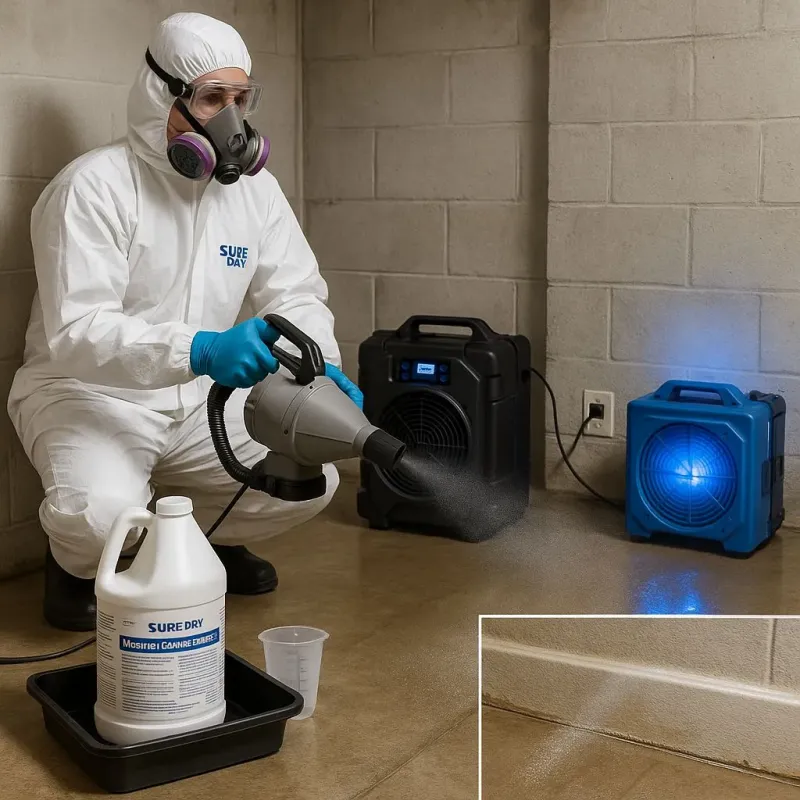 Sanitization and Odor Removal process in Jefferson, OH